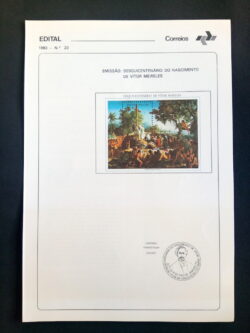 Edital 1983 20 Arte Sacra Religião Vitor Meireles Sem Selo