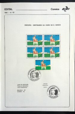 Edital 1983 22 Visão Dom de Bosco Brasília Com Selo CBC DF