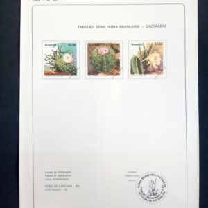Edital 1983 25 Flora Cactaceas Flora Sem Selo