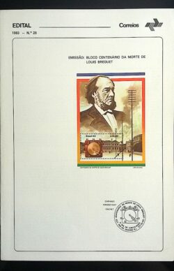 Edital 1983 28 Louis Breguet Comunicação Sem Selo