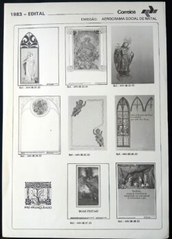 Edital 1983 Aerograma Social de Natal