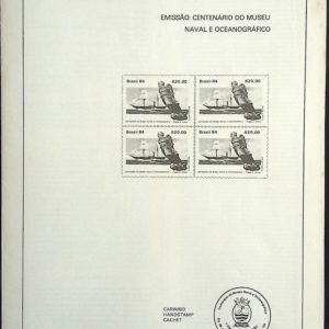 Edital 1984 04 Museu Naval Oceanográfico Sem Selo