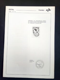 Edital 1984 10 Associação Americana de Finanças Sem Selo