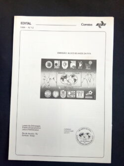 Edital 1984 12 Fifa Futebol Esporte Sem Selo