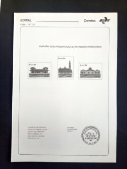 Edital 1984 19 Patrimônio Ferroviário Trem Sem Selo