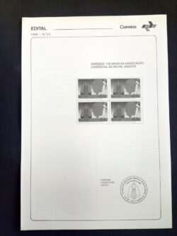 Edital 1984 23 Associação Comercial RJ Sem Selo