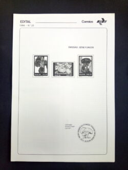 Edital 1984 25 Fungo Sem Selo