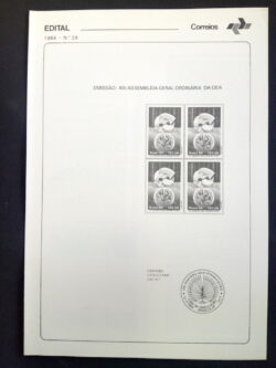 Edital 1984 29 Assembleia Geral Ordinária Oea Sem Selo