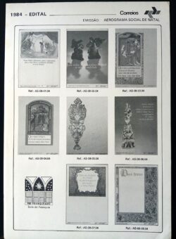 Edital 1984 Aerograma Social Natal