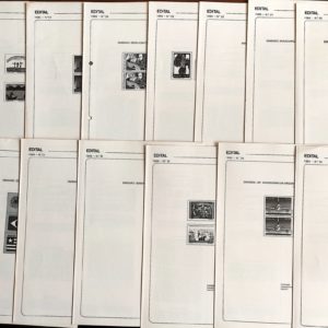 Edital 1984 Coleção 39 Exemplares Sem Selo