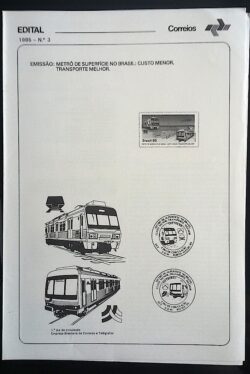 Edital 1985 03 Metro Superfície Sem Selo