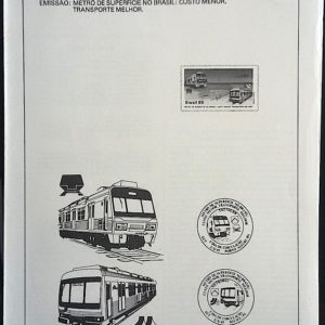 Edital 1985 03 Metro Superfície Sem Selo