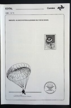 Edital 1985 05 Paraquedismo Militar Sem Selo