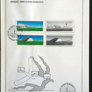 Edital 1985 10 Brasilia Com Selo CBC DF