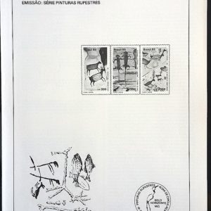 Edital 1985 13 Pinturas Rupestres Sem Selo