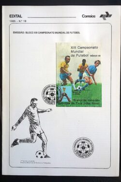 Edital 1985 18 Futebol Copa Com Selo CBC RJ