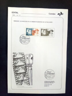 Edital 1985 21 Cataguases Cinema Com Selo CBC RJ Niteroi