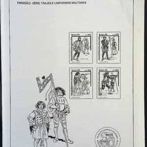 Edital 1985 26 Uniformes Militares Sem Selo