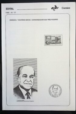 Edital 1985 27 Tancredo Neves Sem Selo