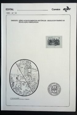 Edital 1985 28 Revolução Farroupilha Sem Selo