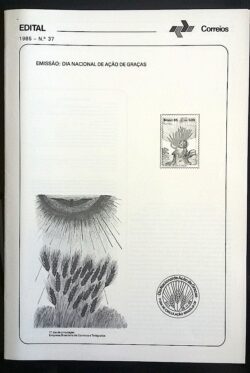 Edital 1985 37 Ação de Graças Sem Selo