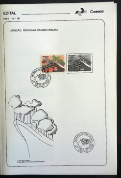 Edital 1985 38 Grande Carajas Com Selo CBC MA São Luís