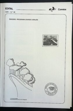 Edital 1985 38 Grande Carajas Sem Selo