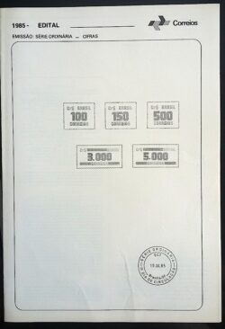 Edital 1985 Cifras Sem Selo