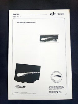Edital 1986 02 Cometa Halley Sem Selo
