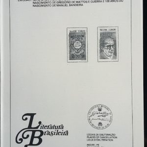 Edital 1986 18 Gregorio Mattos Manuel Bandeira Literatura Sem Selo