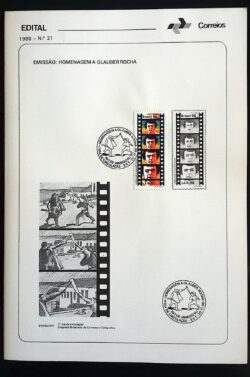 Edital 1986 21 Glauber Rocha Cinema Com Selo CBC RJ