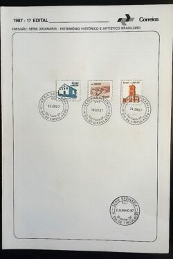 Edital 1987 01 Patrimônio Histórico Com Selo Sobreposto CPD SP