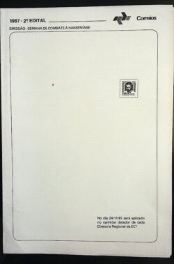 Edital 1987 02 Hanseniase Sem Selo