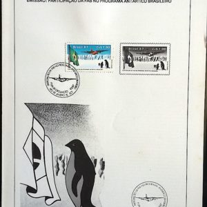 Edital 1987 03 FAB Programa Antártico Com Selo CBC RJ