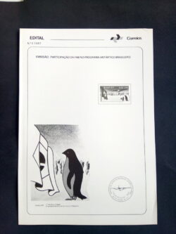 Edital 1987 03 Fab Programa Antártico Sem Selo