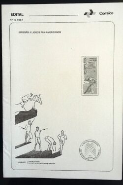 Edital 1987 06 Jogos Pan Americanos Sem Selo