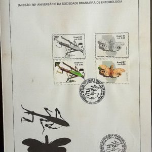 Edital 1987 11 Entomologia Com Selo CBC SP Campinas