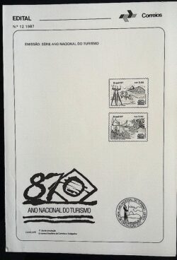 Edital 1987 12 Turismo Sem Selo