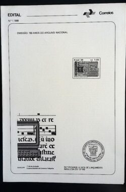 Edital 1988 01 Arquivo Nacional Sem Selo