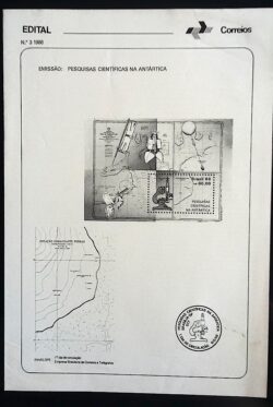Edital 1988 03 Pesquisas Científicas Antártica Sem Selo