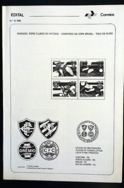 Edital 1988 15 Futebol Gremio Sport Curitiba Fluminense Sem Selo