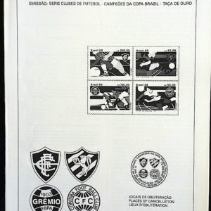 Edital 1988 15 Futebol Gremio Sport Curitiba Fluminense Sem Selo