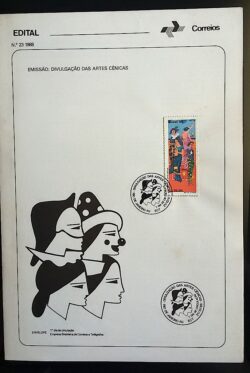 Edital 1988 23 Divulgacao das Artes Cenicas Teatro Com Selo CBC RJ
