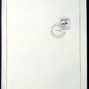 Edital 1989 02 Comprovante De Franqueamento Com Selo CPD SP
