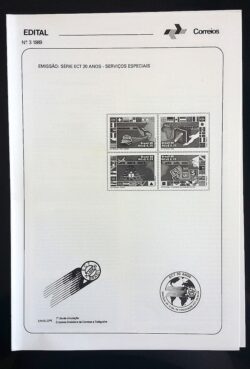 Edital 1989 03 Serviços Especiais 20 Anos ECT Sem Selo