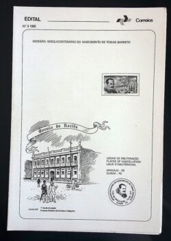 Edital 1989 09 Tobias Barreto Literatura Sem Selo