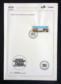 Edital 1989 16 Ano Internacional Fotografia Com Selo CBC DF Brasilia
