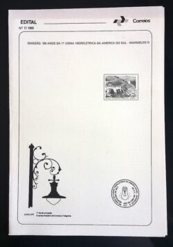 Edital 1989 17 Usina Hidreletrica Marmelos Energia Sem Selo