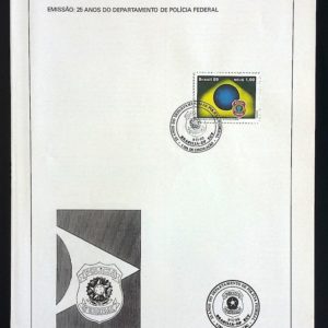 Edital 1989 22 Polícia Federal Com Selo CBC DF Brasília