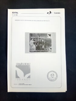 Edital 1989 23 Proclamação Da Republica Sem Selo